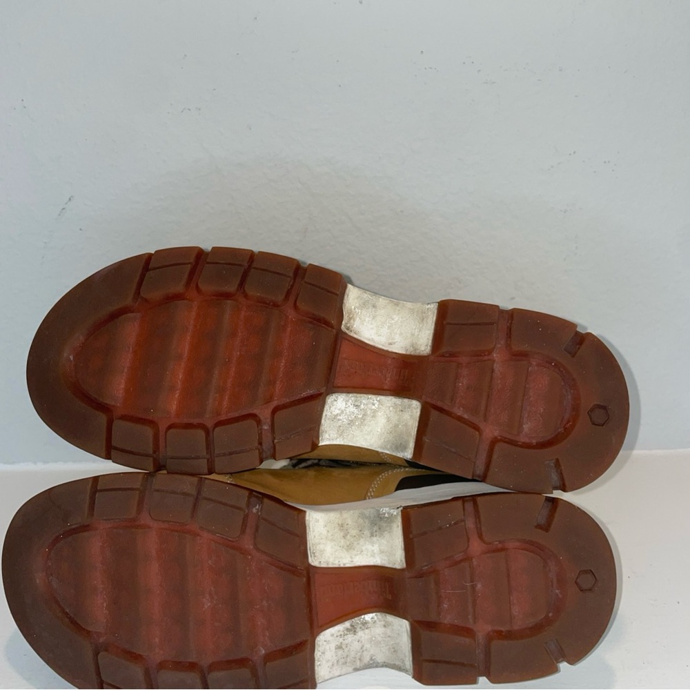 Womens Timberland EURO Swift Hiking Boots Wheat Nubuck Light Leather Size 10 - Picture 8 of 8